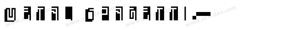 Metal Spagetti字体转换
